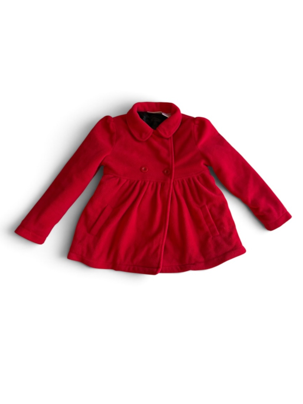 Red Insulated Girls Fleece Coat Buttons Size 5T
Lavender Pockets